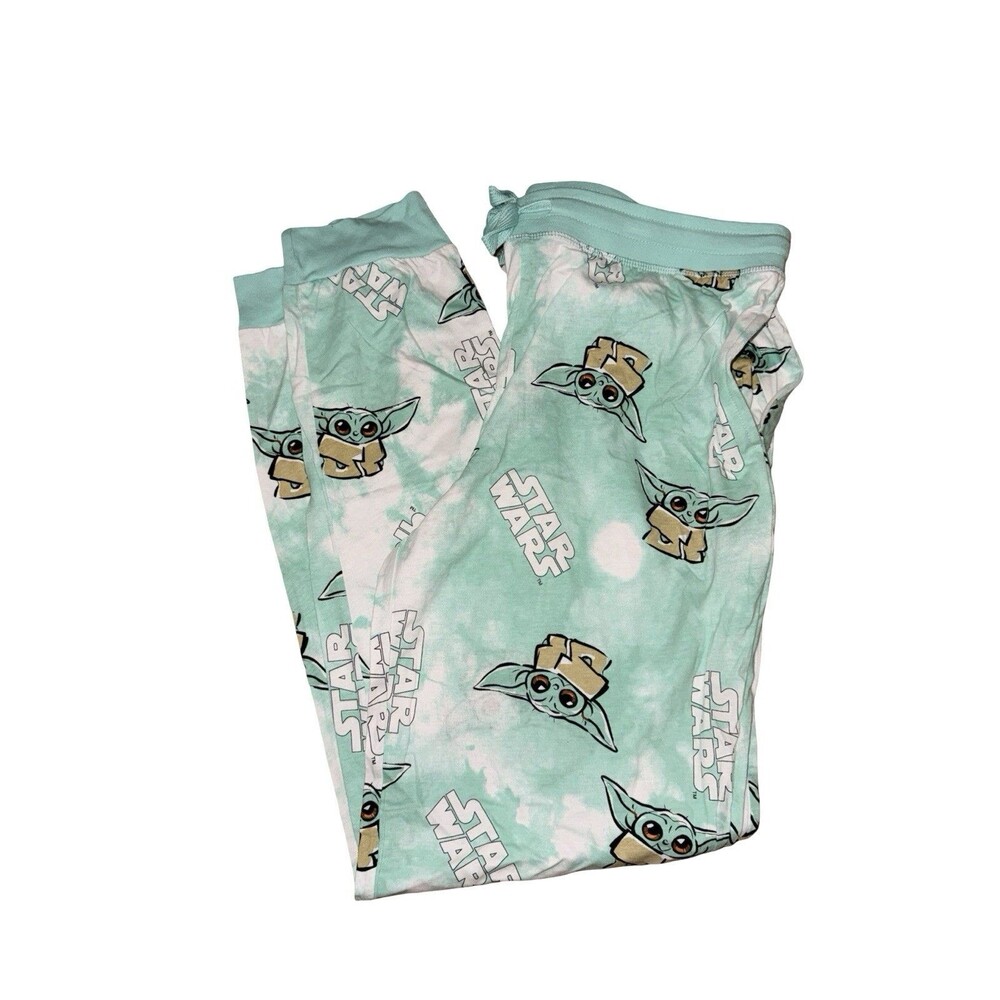 Star Wars Men's Mandalorian Baby Yoda Packets  Tie-Dye Lounge Pajama Pants, M